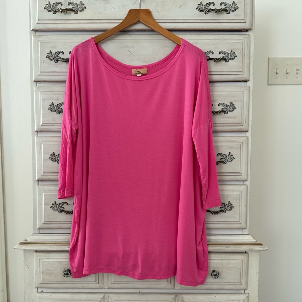 Vici Pink Bamboo Top